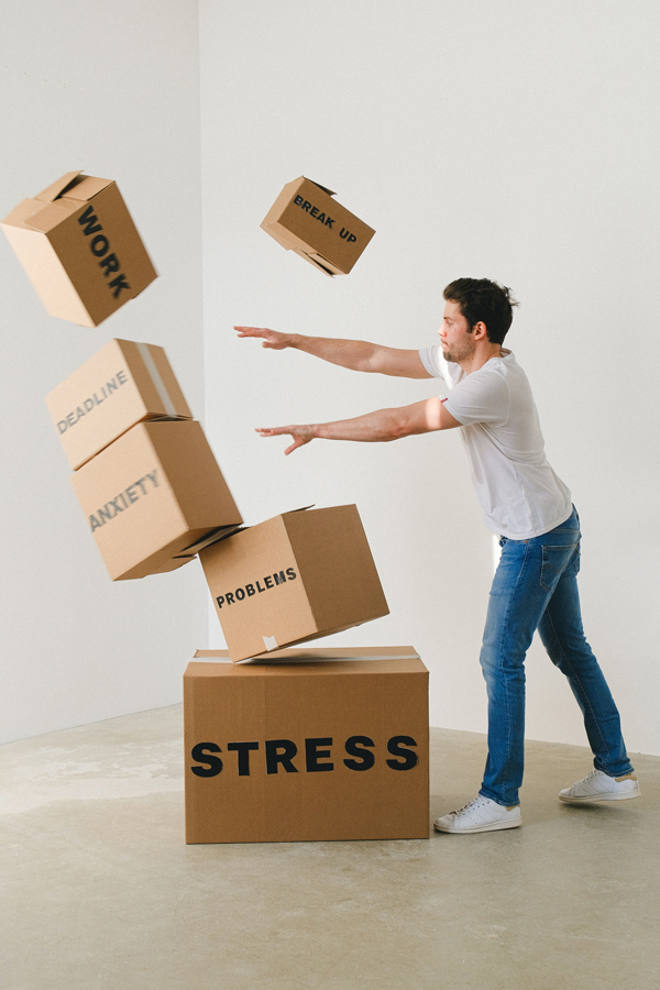 Boxes of stress related issues